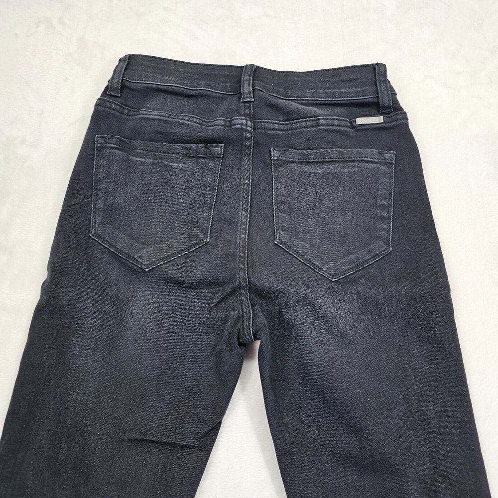 KanCan Lyla High Rise Skinny Jeans Button Fly Black Size 5/26 Style# KC7113DG - Picture 5 of 13